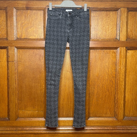 Sandro Houndstooth Skinny Jeans - Picture 6 of 7